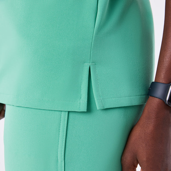 women's Surgical Green Casma - Three-Pocket Scrub Top™