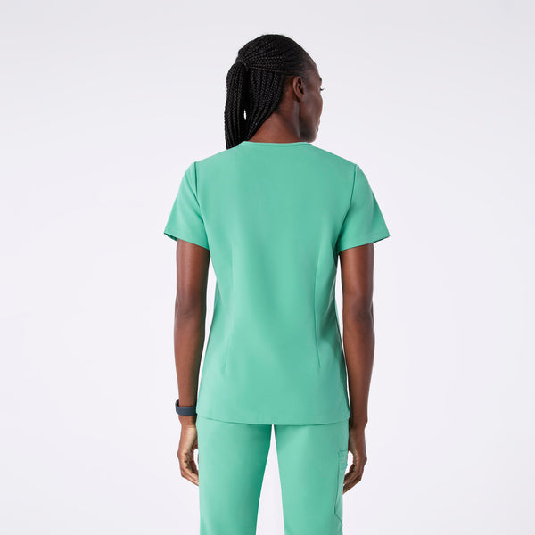 women's Surgical Green Catarina - One-Pocket Scrub Top™