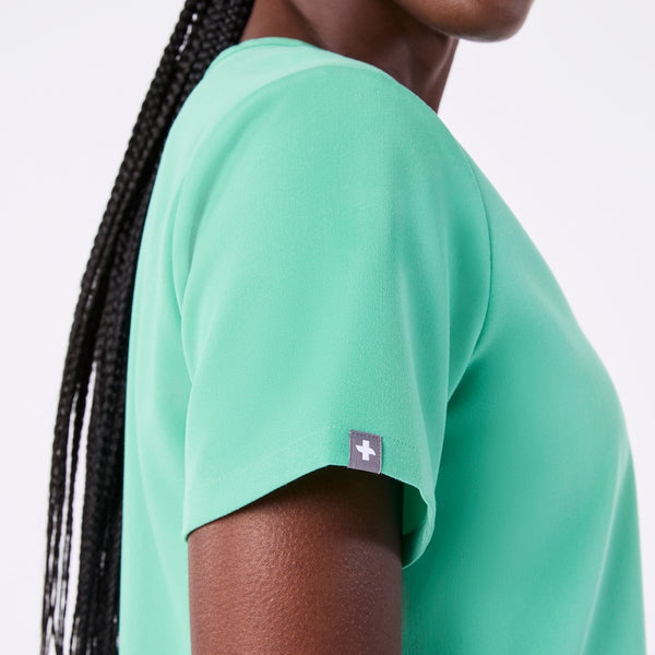 women's Surgical Green Catarina - One-Pocket Scrub Top™