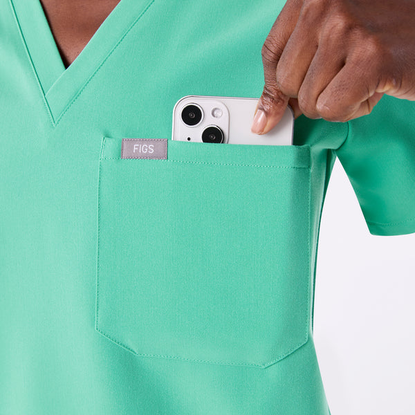 women's Surgical Green Catarina - One-Pocket Scrub Top™