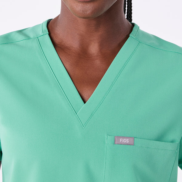 women's Surgical Green Catarina - One-Pocket Scrub Top™