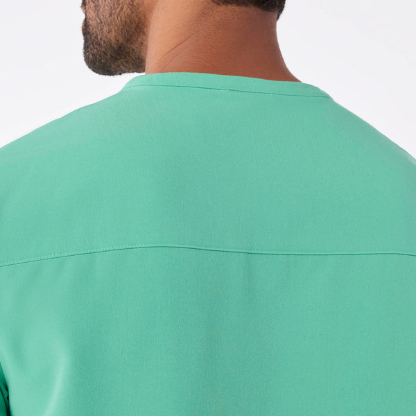 men's Surgical Green Corfield - Henley Scrub Top