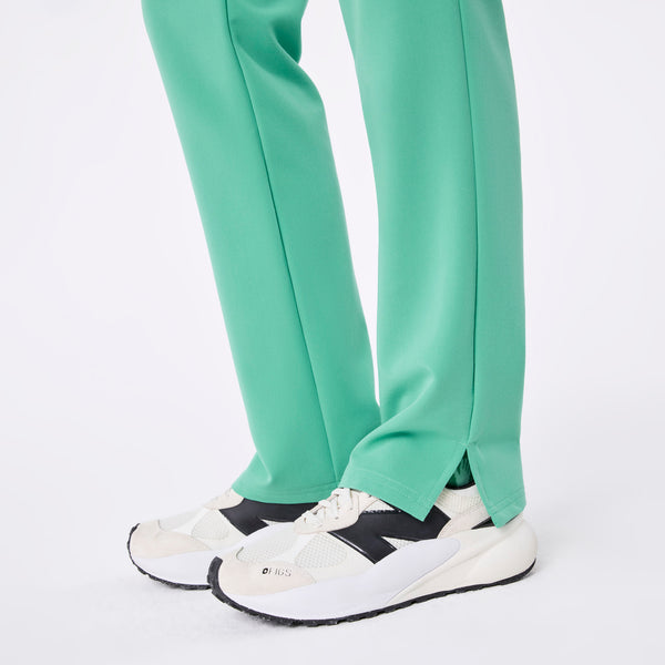 women's Surgical Green High Waisted Dowa - Scrub Pants