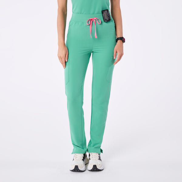 women's Surgical Green High Waisted Yola - Tall Skinny Scrub Pant™