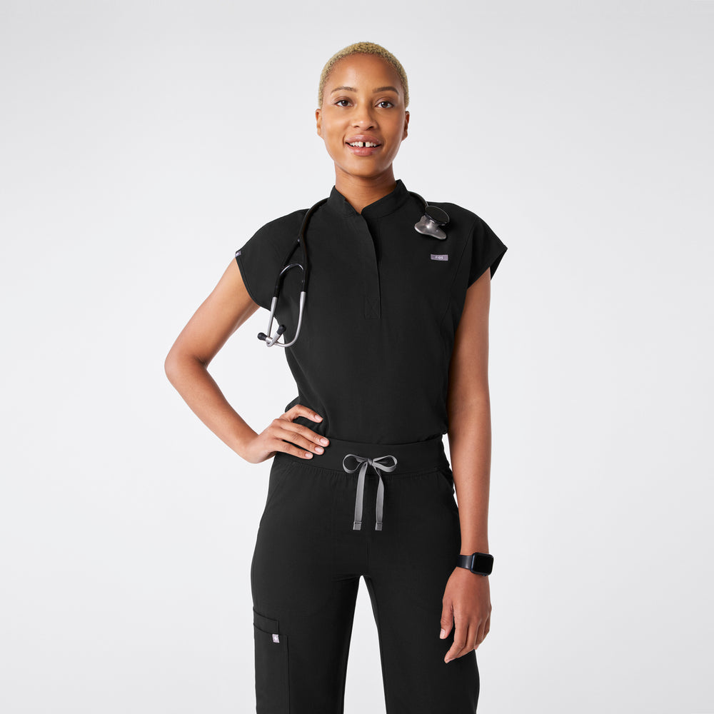 women's Black Rafaela Scrubbodysuit™