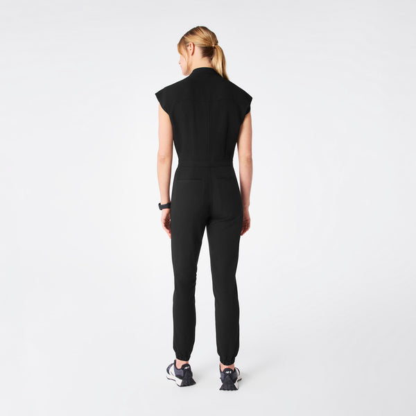 women's Black Rafaela Cargo Jogger - ScrubJumpsuit™