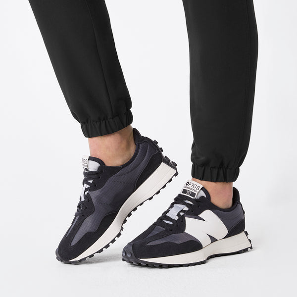 women's Black Rafaela Cargo Jogger - Petite ScrubJumpsuit™