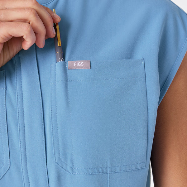 women's Ceil Blue Rafaela Cargo Jogger  - ScrubJumpsuit™