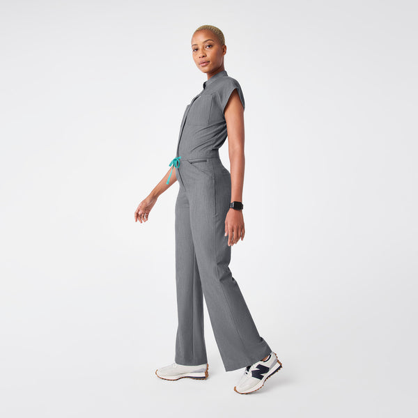 women's Graphite Rafaela Wide Leg - ScrubJumpsuit™
