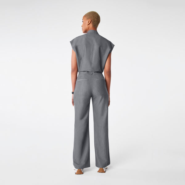 women's Graphite Rafaela Wide Leg - Tall ScrubJumpsuit™