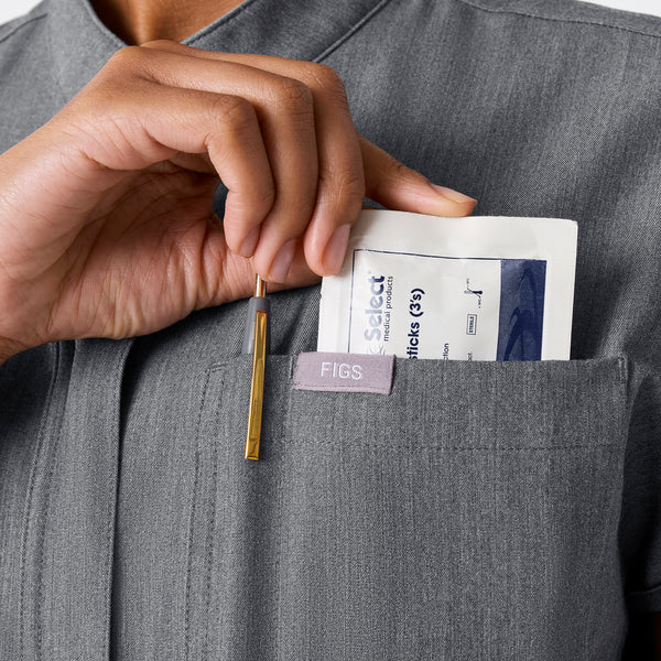 women's Graphite Rafaela Wide Leg - ScrubJumpsuit™