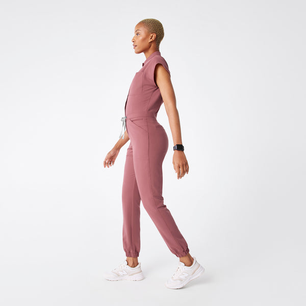 women's Mauve Rafaela Cargo Jogger - Tall ScrubJumpsuit™