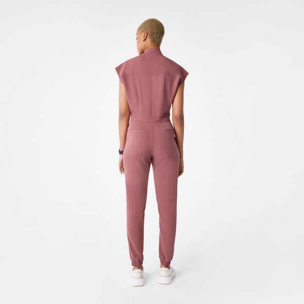 women's Mauve Rafaela Cargo Jogger - Petite ScrubJumpsuit™