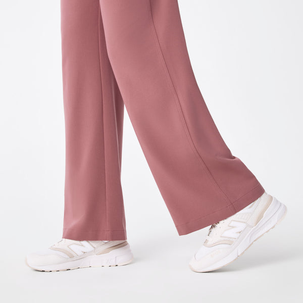 women's Mauve Rafaela Wide Leg - ScrubJumpsuit™
