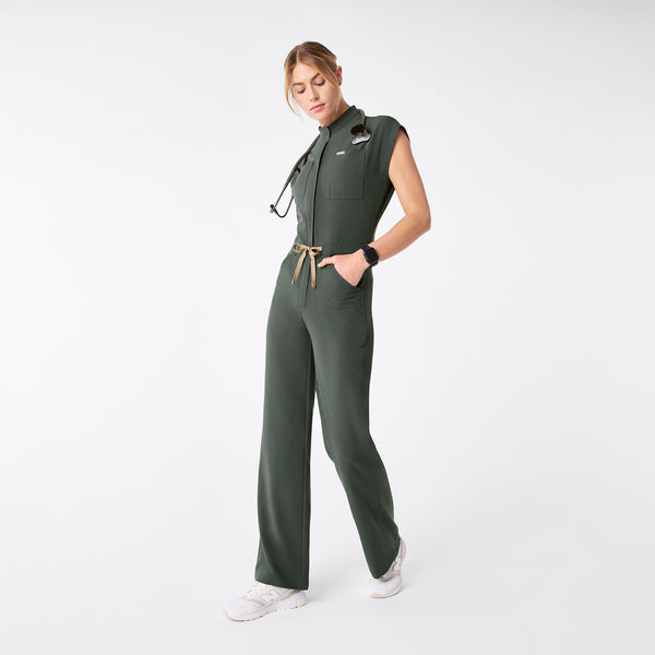 women's Moss Rafaela Wide Leg - Tall ScrubJumpsuit™
