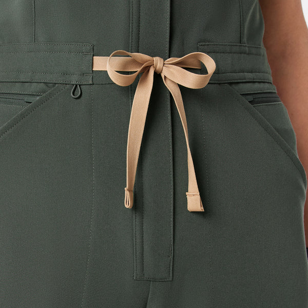 women's Moss Rafaela Wide Leg - Petite ScrubJumpsuit™