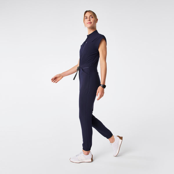 women's Navy Rafaela Cargo Jogger - Petite ScrubJumpsuit™