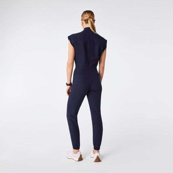women's Navy Rafaela Cargo Jogger - Tall ScrubJumpsuit™