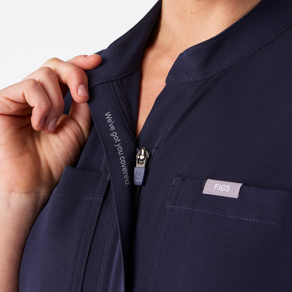 women's Navy Rafaela Cargo Jogger - Petite ScrubJumpsuit™