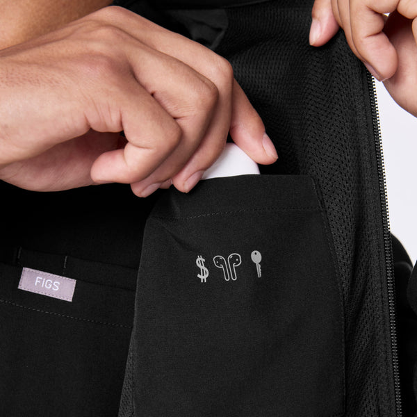 men's Black Cobaki -  Scrub Jacket