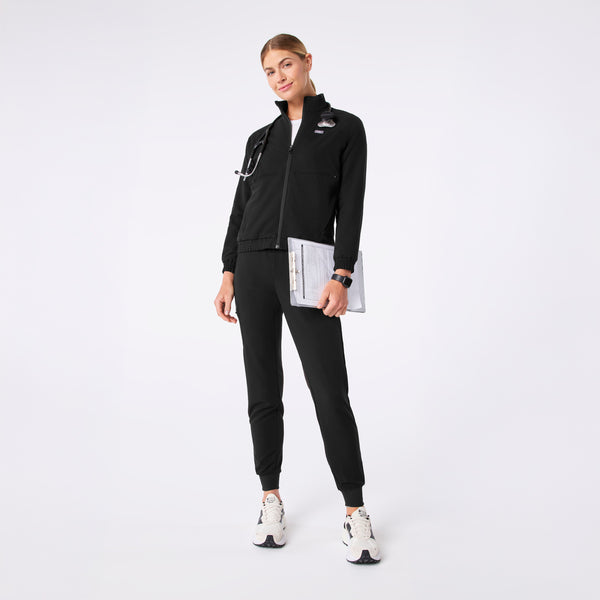 women's Black Sydney -  Scrub Jacket