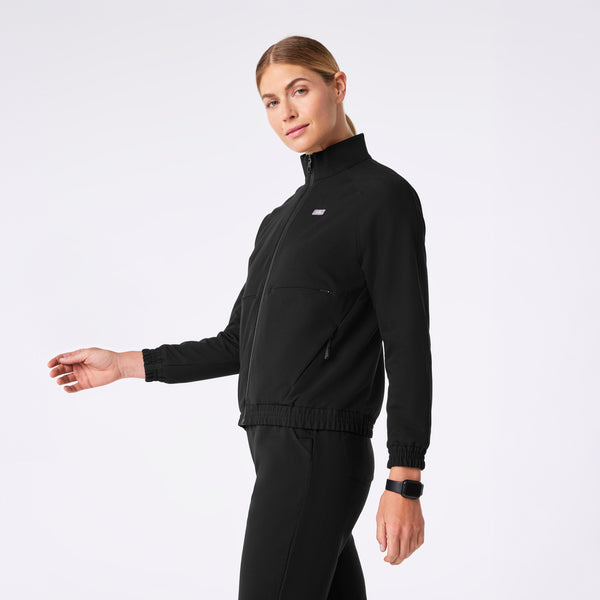 women's Black Sydney -  Scrub Jacket