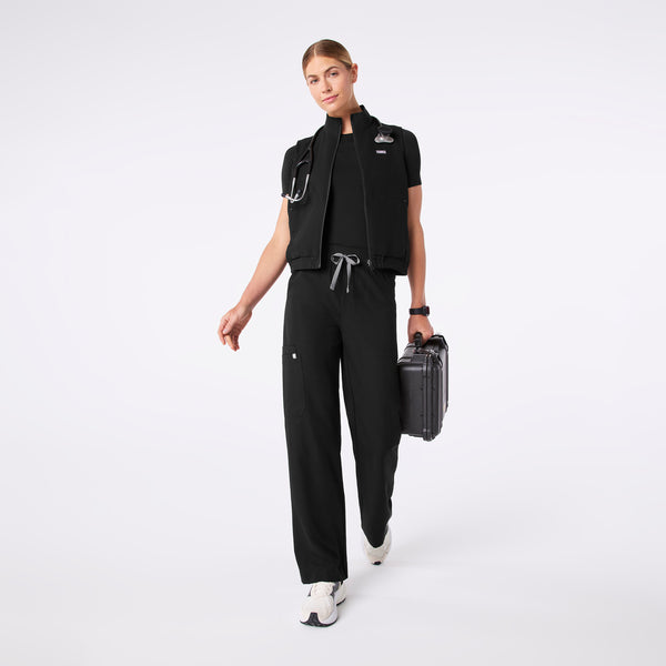women's Black Sydney Vest