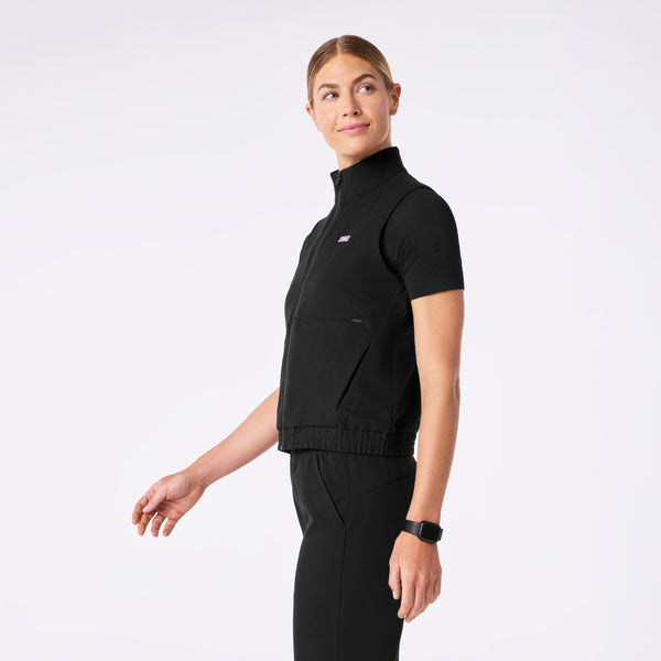women's Black Sydney Vest