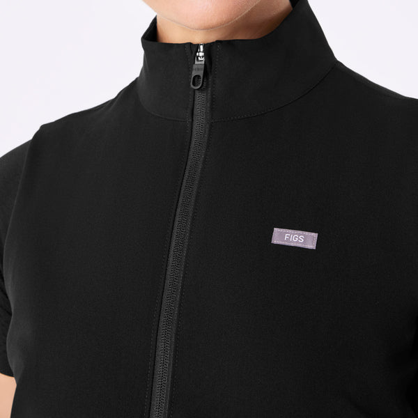 women's Black Sydney Vest
