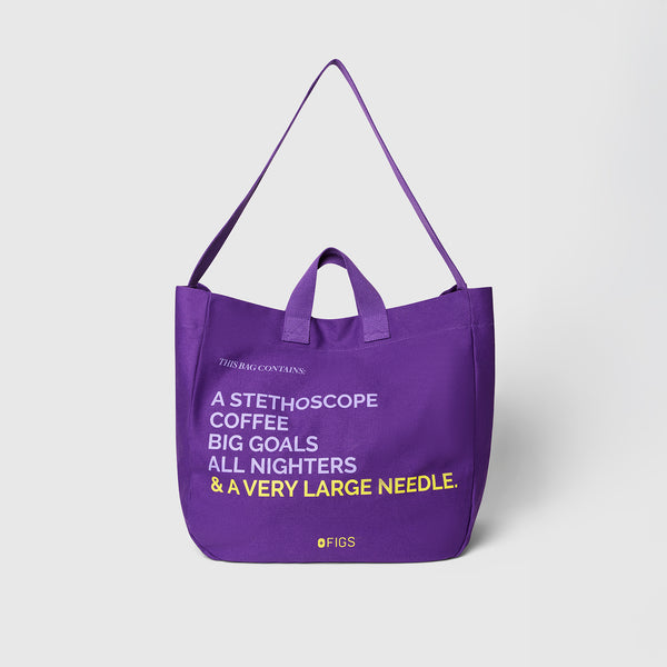 Purple Pulse A Very Large Needle Tote