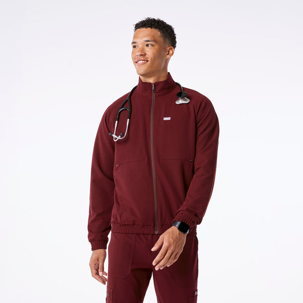 men's Burgundy Cobaki -  Scrub Jacket