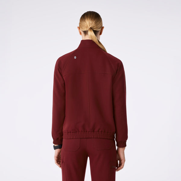 women's Burgundy Sydney -  Scrub Jacket