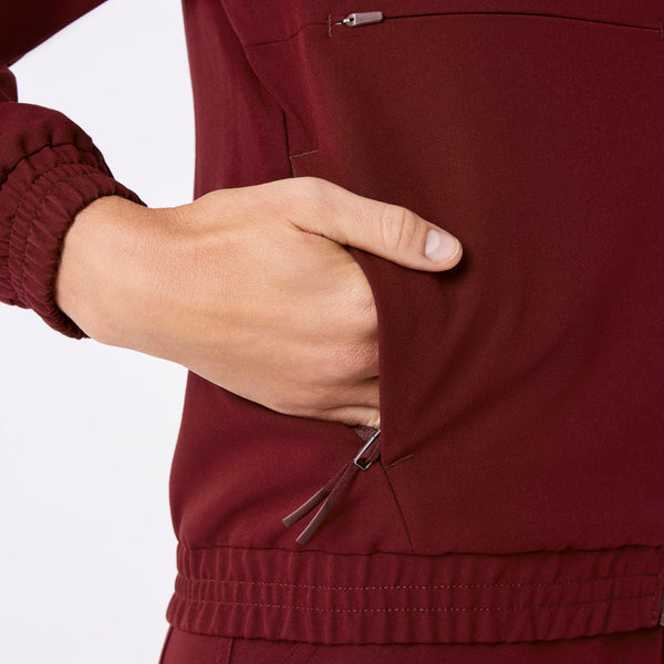 women's Burgundy Sydney -  Scrub Jacket