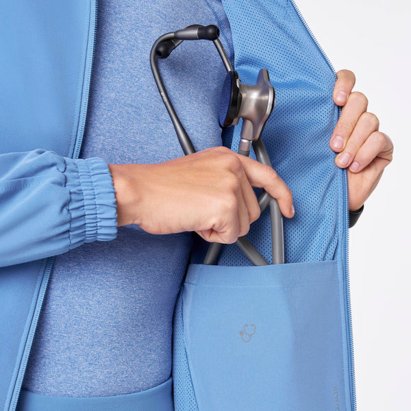 women's Ceil Blue Sydney -  Scrub Jacket