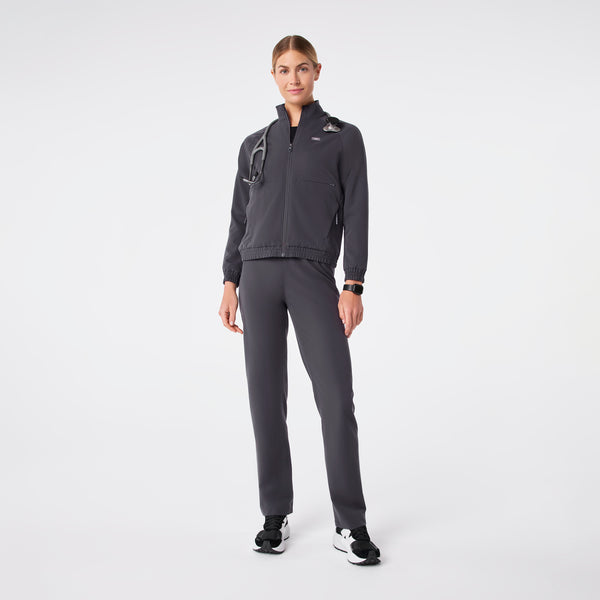 women's Charcoal Sydney -  Scrub Jacket