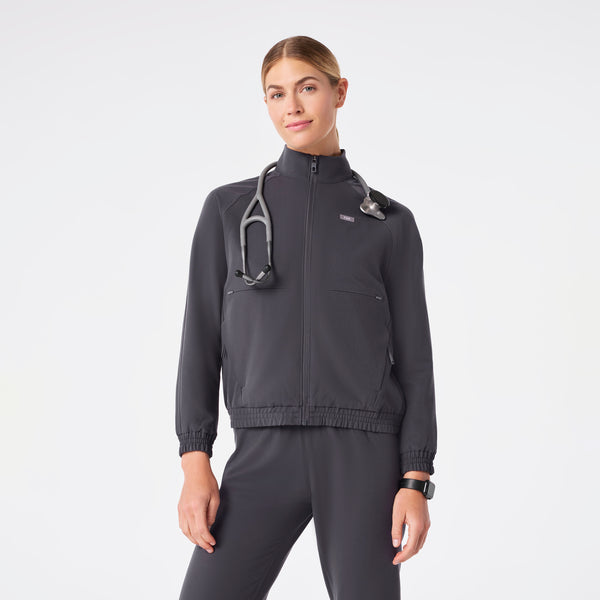 women's Charcoal Sydney -  Scrub Jacket