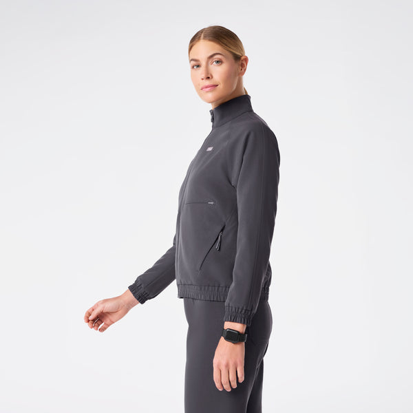 women's Charcoal Sydney -  Scrub Jacket