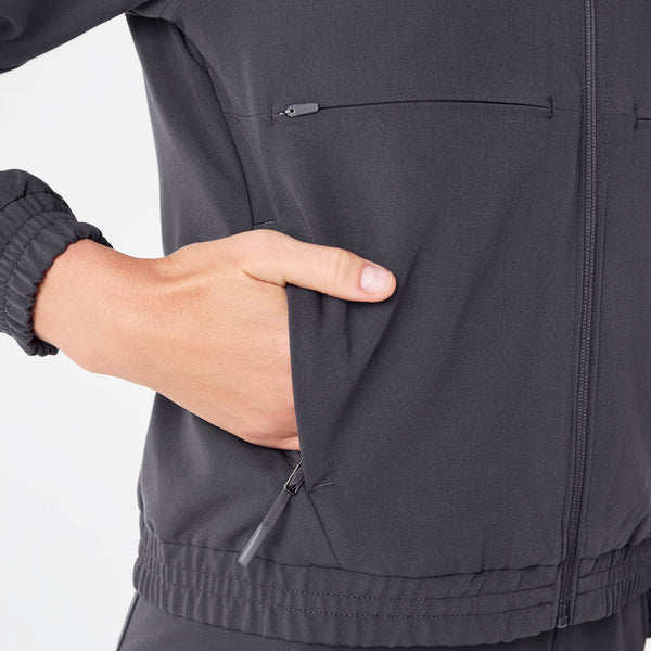 women's Charcoal Sydney -  Scrub Jacket