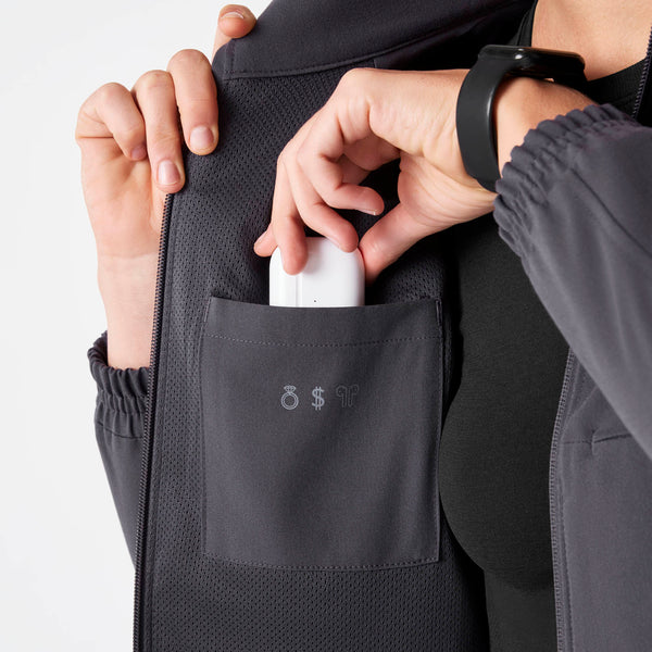 women's Charcoal Sydney -  Scrub Jacket