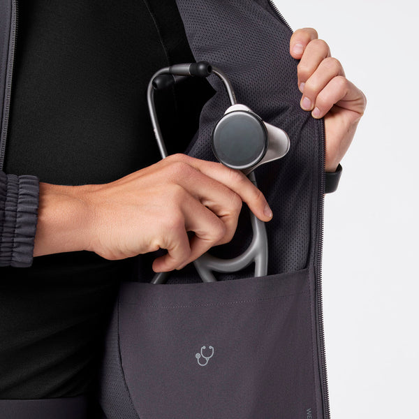 women's Charcoal Sydney -  Scrub Jacket