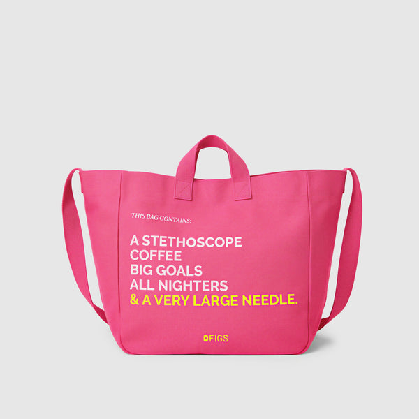 F'ing Pink A Very Large Needle Tote