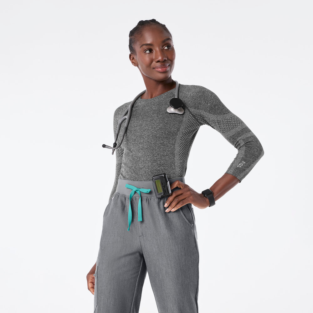 women's Graphite Salta Seamless - ¾ Sleeve Underscrub