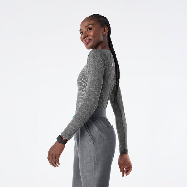 women's Graphite Salta Seamless Cropped - Longsleeve Underscrub