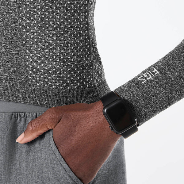 women's Graphite Salta Seamless Cropped - Longsleeve Underscrub