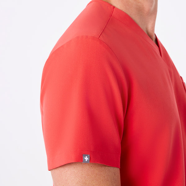 men's Hibiscus Leon - Three-Pocket Scrub Top™