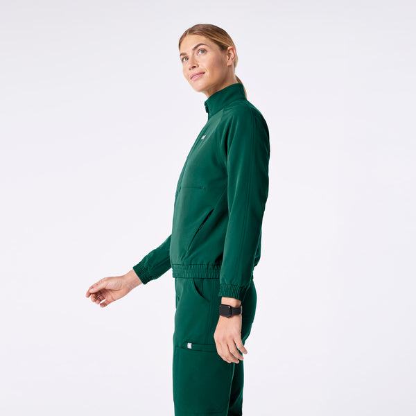 women's Hunter Green Sydney -  Scrub Jacket