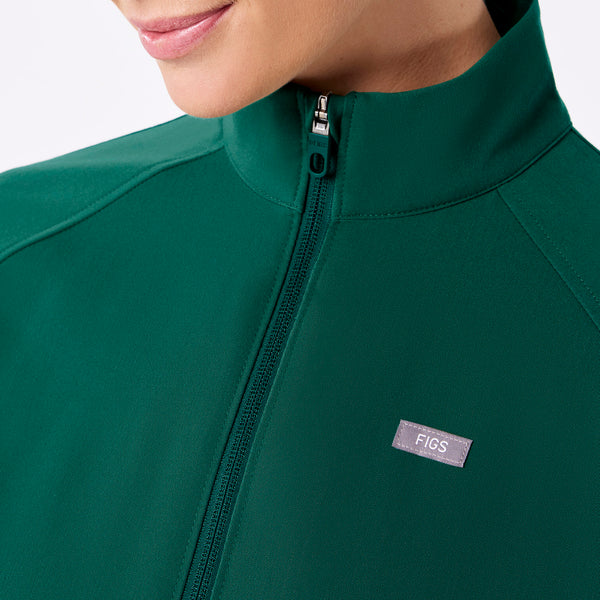 women's Hunter Green Sydney -  Scrub Jacket