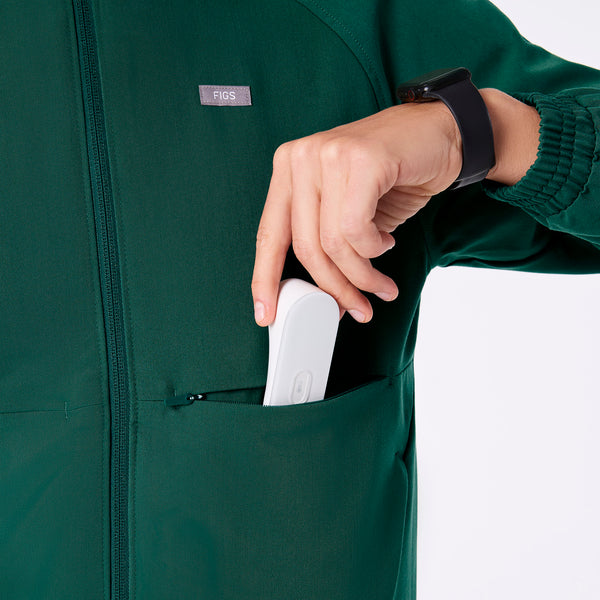 women's Hunter Green Sydney -  Scrub Jacket