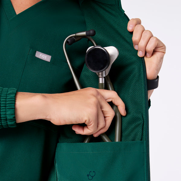 women's Hunter Green Sydney -  Scrub Jacket