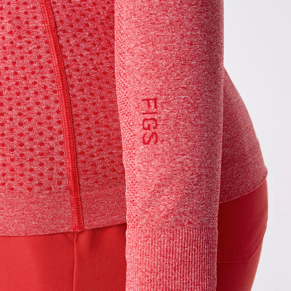women's Hibiscus Salta Seamless ¼ Zip - Longsleeve Underscrub